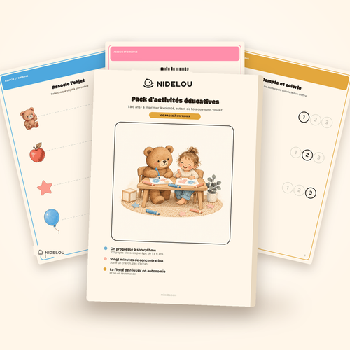 Cahier de plus de 100 activités d'éveil à imprimer, offert