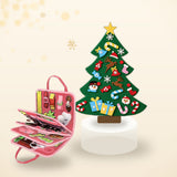 Le Cadeau Magique : sapin en feutrine et busy book rose