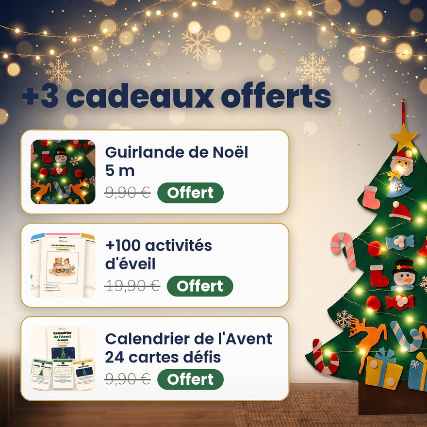 Le sapin de Noël en feutrine